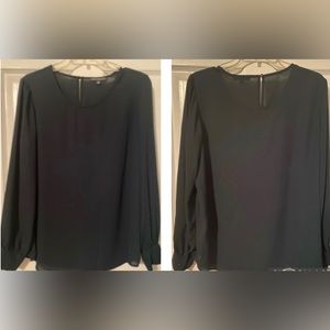 Adrianna Papell Hunter Green Blouse-Women’s Size Large